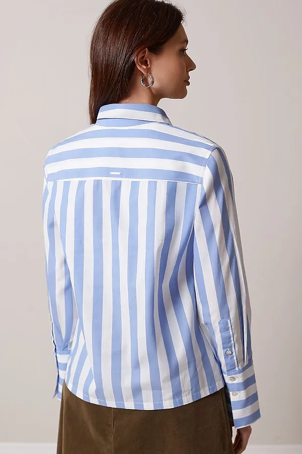 Блуза VILATTE, белый-голубой - фото 2