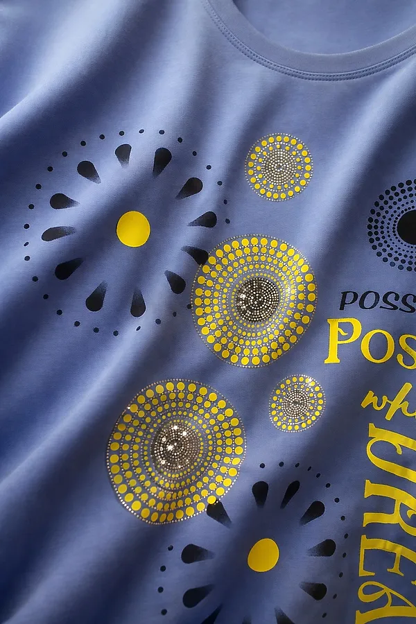 Футболка со стразами Dream Sun арт. F9702 НАТАЛИ, голубой - фото 2