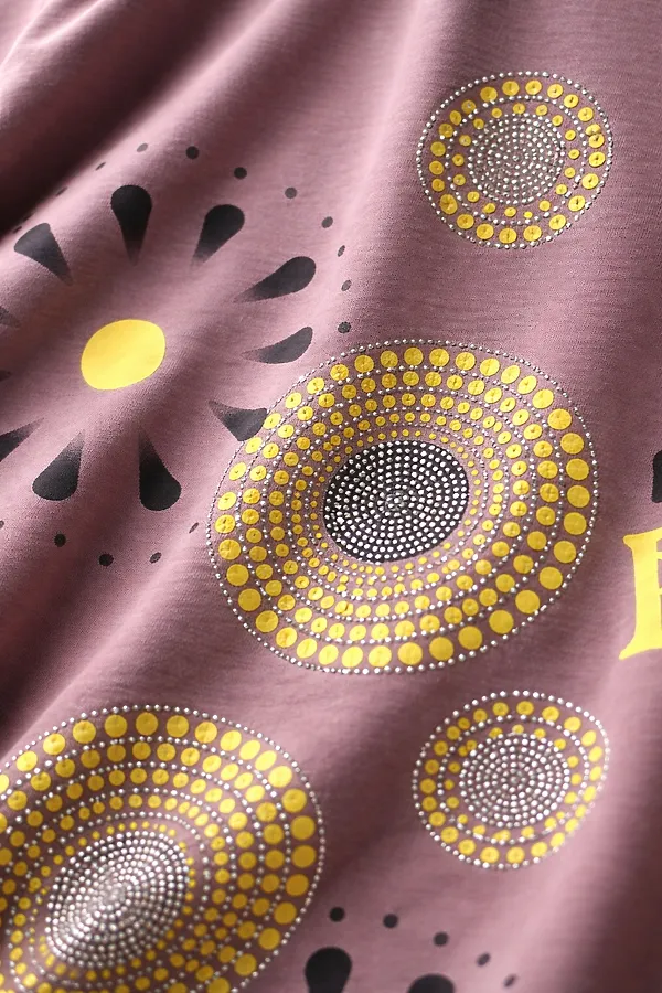 Футболка со стразами Dream Sun арт. F9702 НАТАЛИ, сухая роза - фото 2