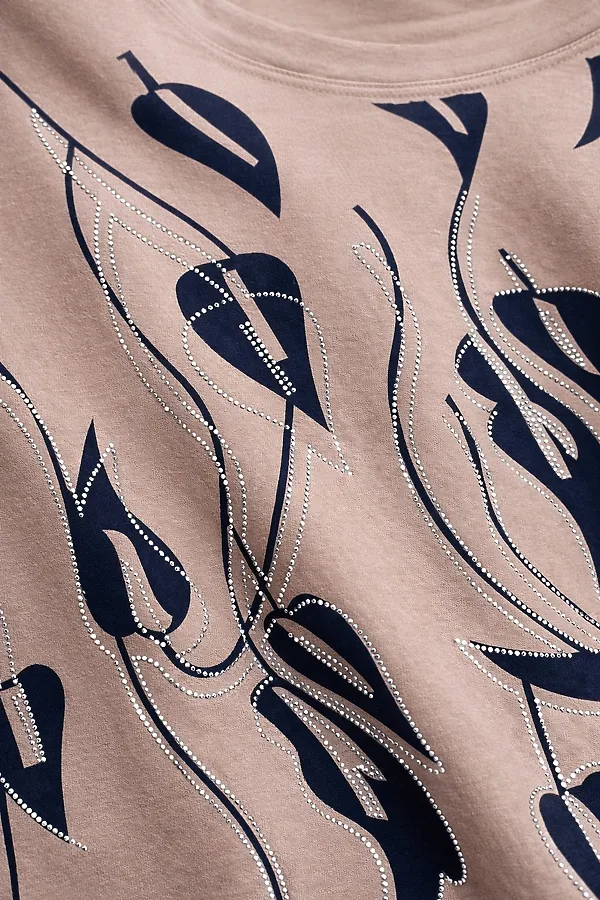 Футболка F8113 Urban Elegance НАТАЛИ, бежевый - фото 2