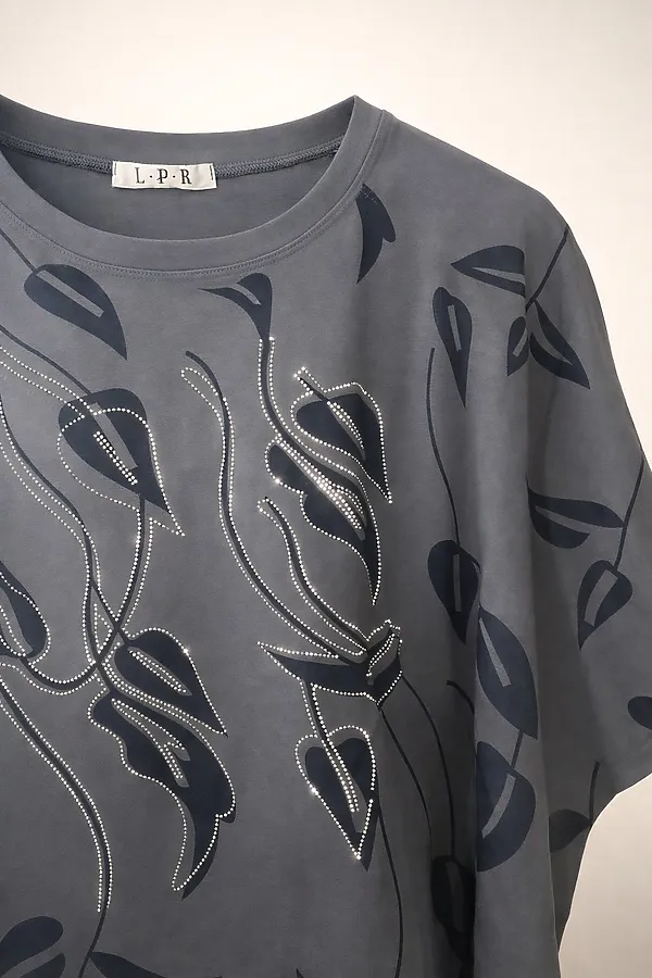 Футболка F8113 Urban Elegance НАТАЛИ, серый - фото 2