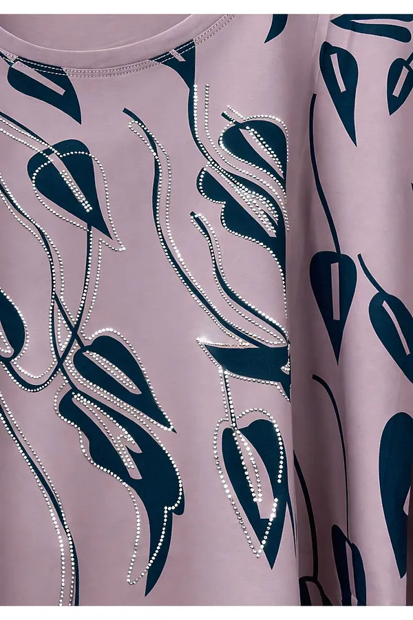 Футболка F8113 Urban Elegance НАТАЛИ, сухая роза - фото 2