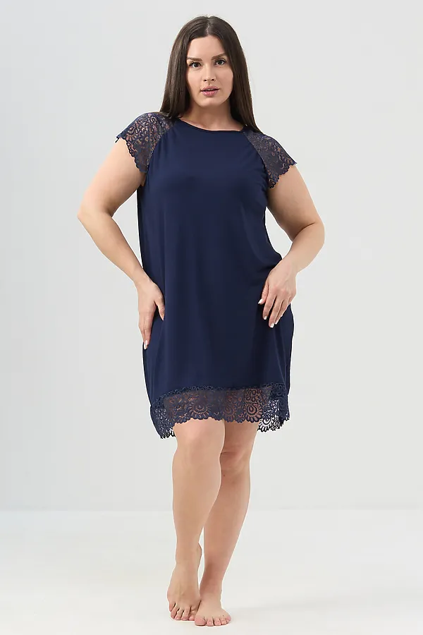 Сорочка 85401 НАТАЛИ, синий - фото 2