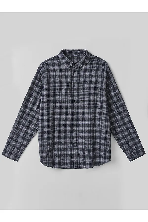 Рубашка мужская MARK FORMELLE, серая клетка - фото 2