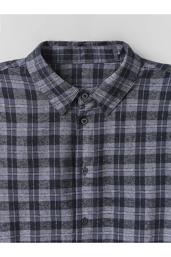 Рубашка мужская MARK FORMELLE, серая клетка - фото 2