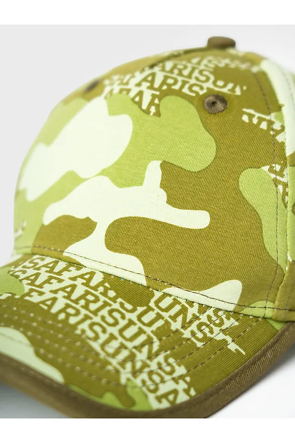 Кепка текстильная для мальчиков PLAYTODAY, темно-зеленый,зеленый,светло-зеленый - фото 2