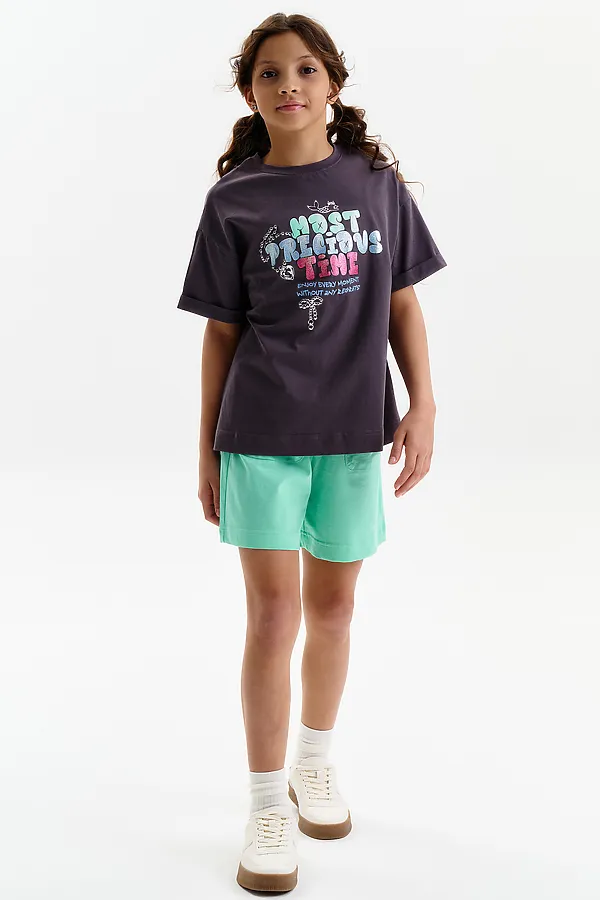 Шорты для девочек PELICAN, ментол - фото 2