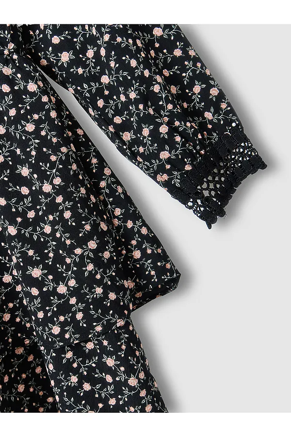 Платье женское MARK FORMELLE, розочки на черном - фото 2