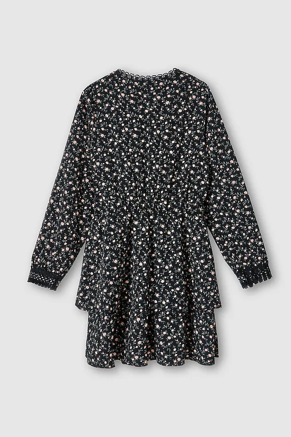Платье женское MARK FORMELLE, розочки на черном - фото 2