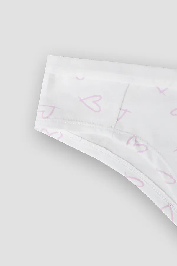 Трусы женские (3шт.) MARK FORMELLE, сердечки на белом - фото 2