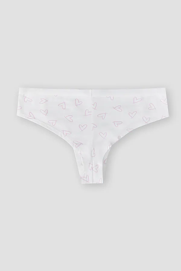 Трусы женские (3шт.) MARK FORMELLE, сердечки на белом - фото 2