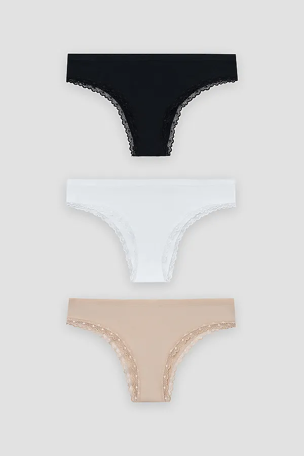 Трусы женские (3шт.) MARK FORMELLE, белый10 - фото 2