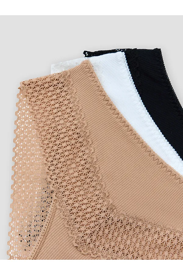 Трусы женские (3шт.) MARK FORMELLE, обжаренный миндаль1 - фото 2