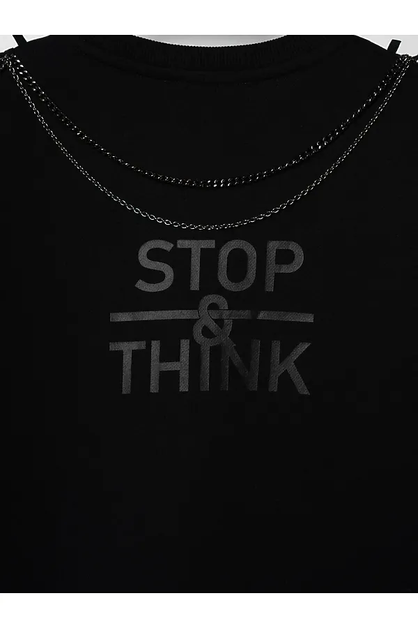 Толстовка трикотажная для мальчиков PLAYTODAY, черный - фото 2