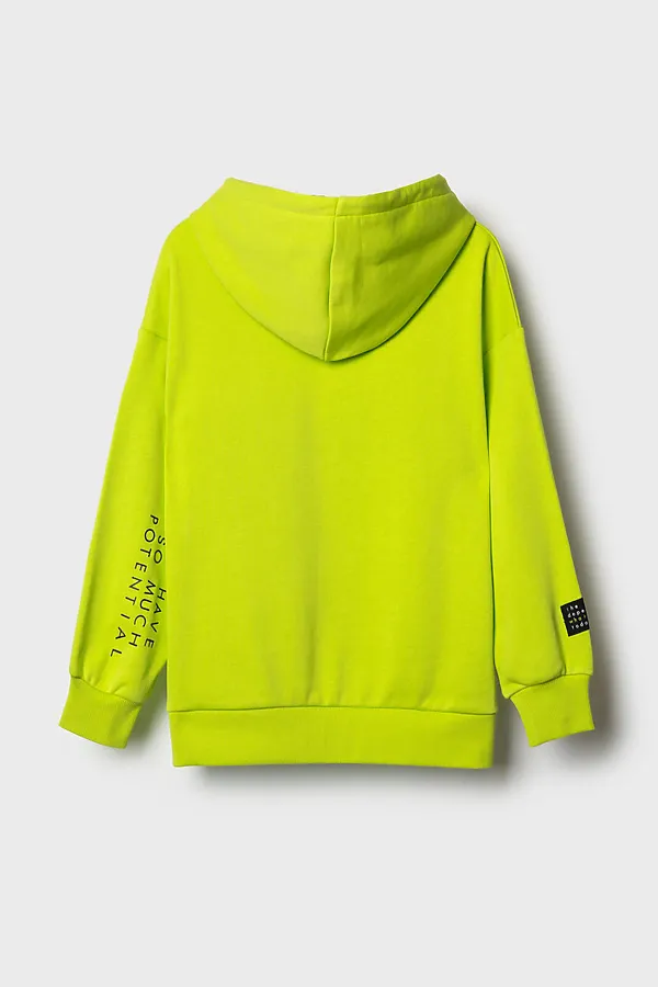 Толстовка трикотажная для мальчиков PLAYTODAY, светло-зеленый - фото 2
