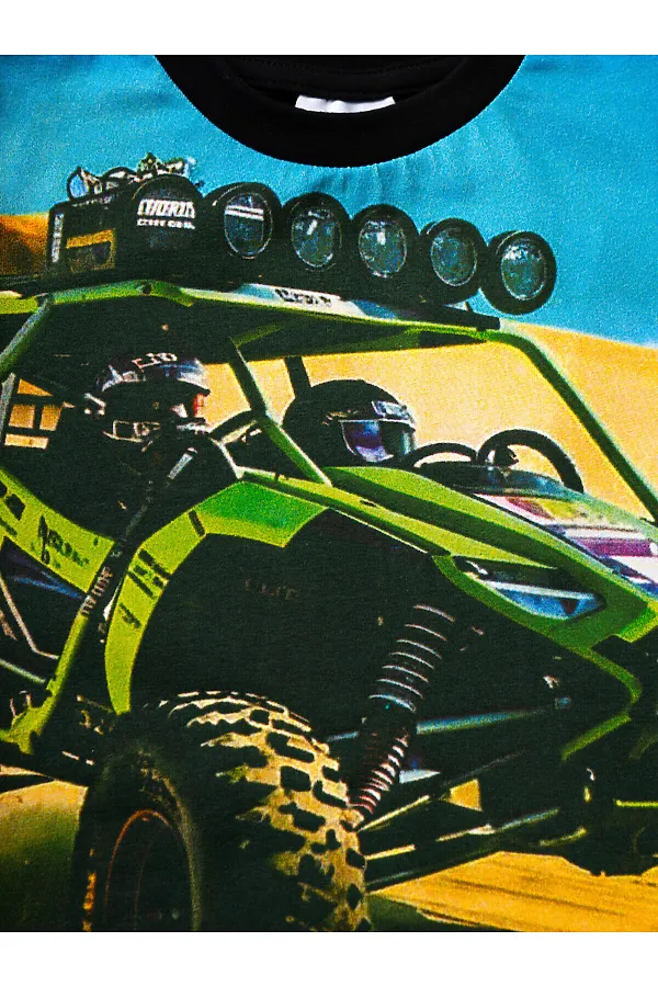 Фуфайка трикотажная для мальчиков (футболка) PLAYTODAY, черный - фото 2