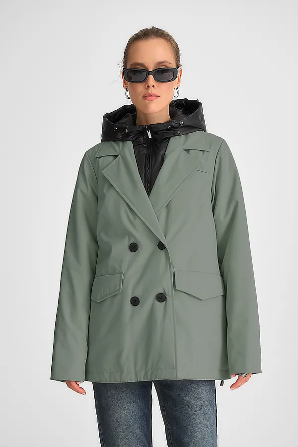 Куртка женская HOOPS, хаки - фото 2