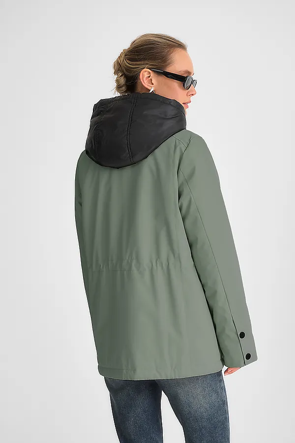 Куртка женская HOOPS, хаки - фото 2