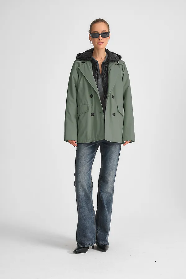 Куртка женская HOOPS, хаки - фото 2