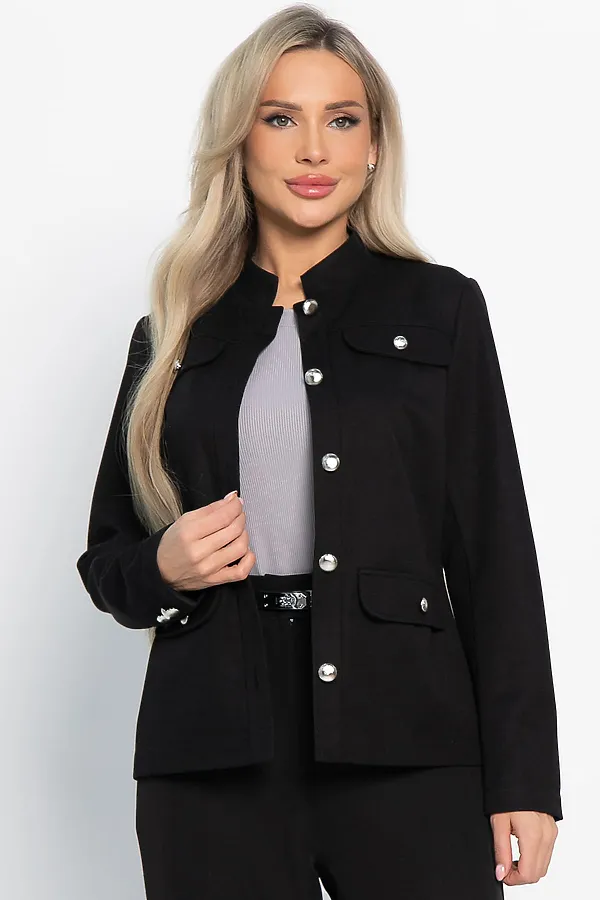 Жакет Кэтрин LADY TAIGA, черный - фото 2