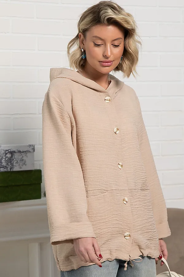 Пыльник Летний день LADY TAIGA, бежевый - фото 2