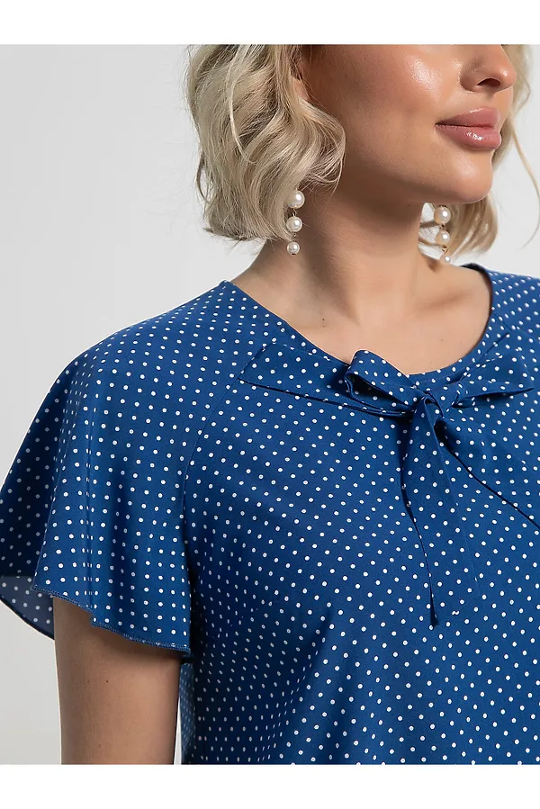 Блуза Сицилия LADY TAIGA, голубая - фото 2