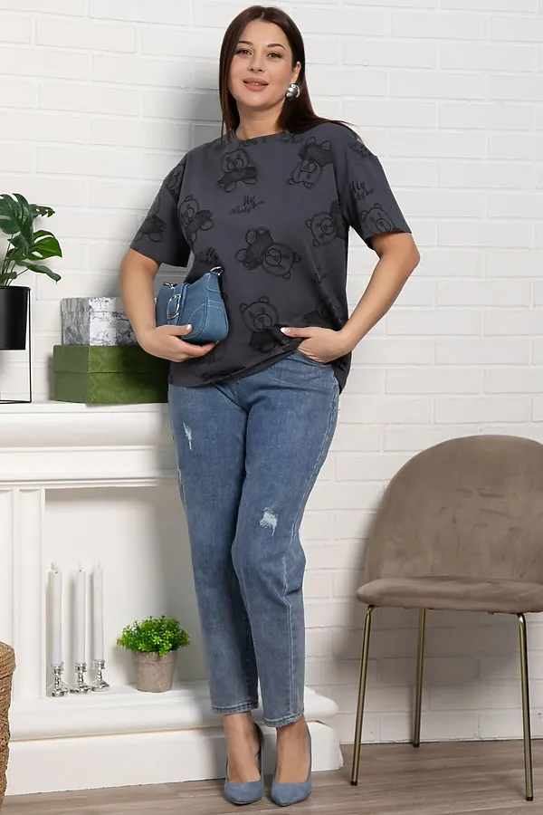 Футболка Бриса LADY TAIGA, графит - фото 2