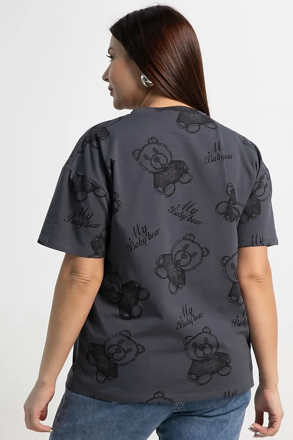 Футболка Бриса LADY TAIGA, графит - фото 2