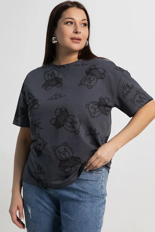 Футболка Бриса LADY TAIGA, графит - фото 2