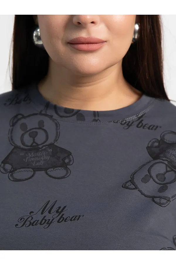 Футболка Бриса LADY TAIGA, графит - фото 2