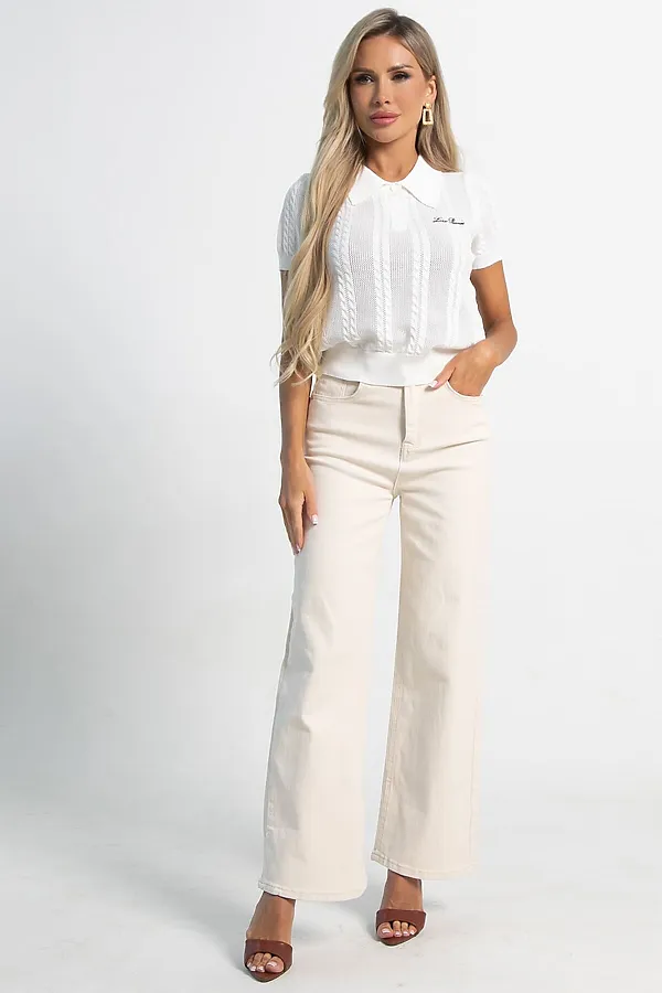 Поло важный момент LADY TAIGA, белое - фото 2