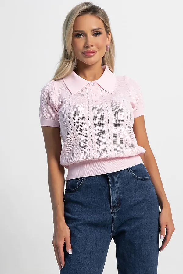 Поло Важный момент LADY TAIGA, розовое - фото 2