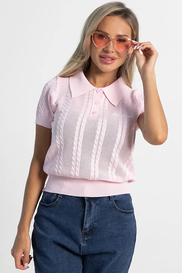 Поло Важный момент LADY TAIGA, розовое - фото 2