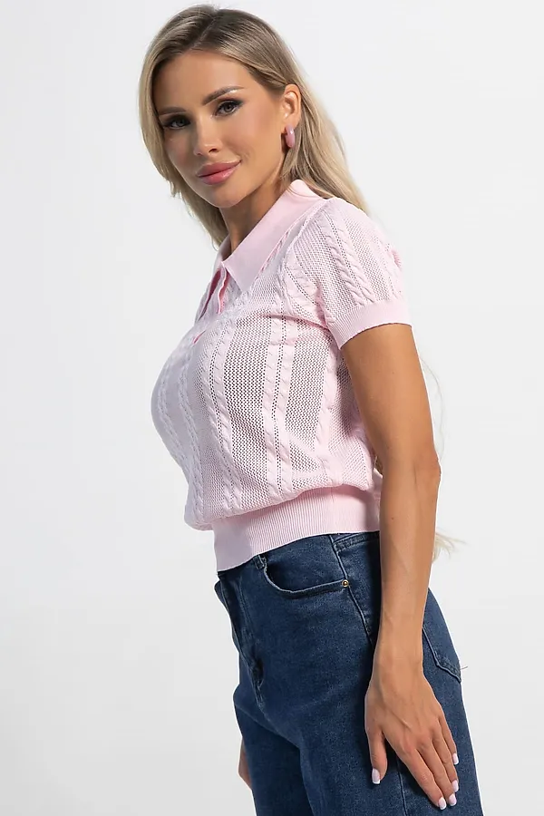 Поло Важный момент LADY TAIGA, розовое - фото 2