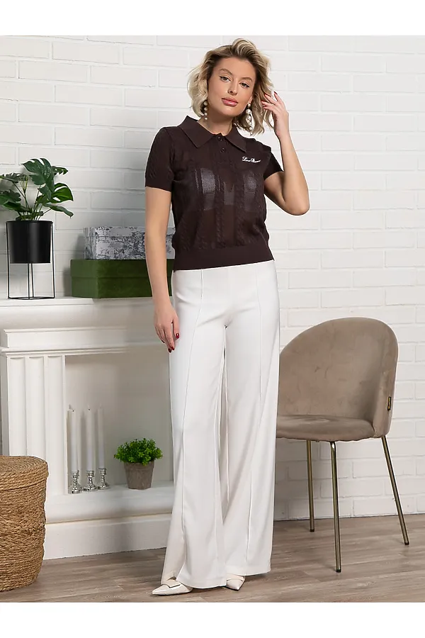 Поло Важный момент LADY TAIGA, шоколад - фото 2