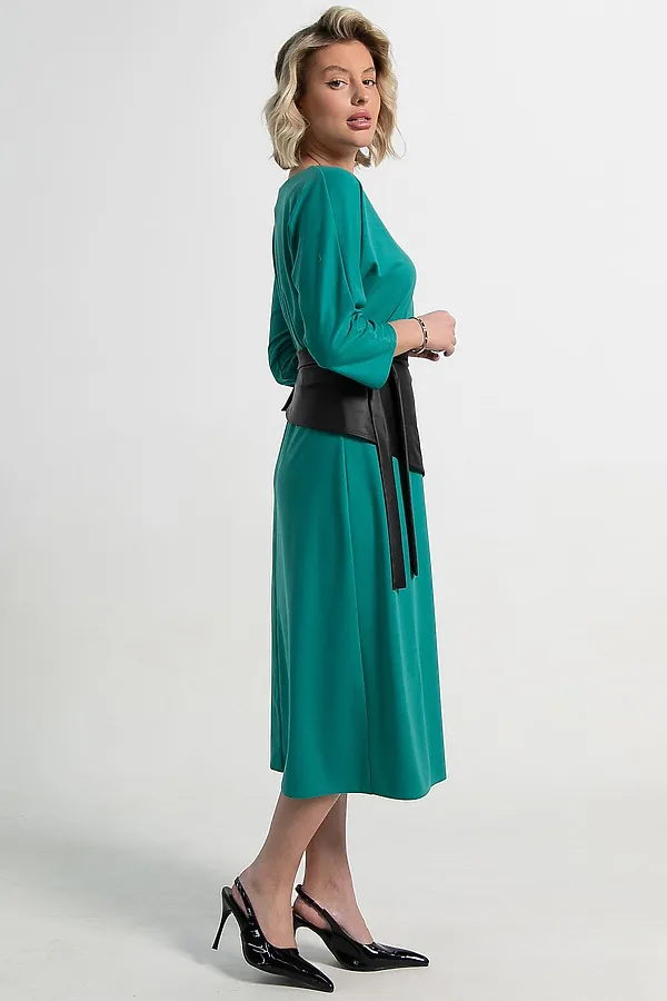 Платье Эмилия LADY TAIGA, зеленое море - фото 2