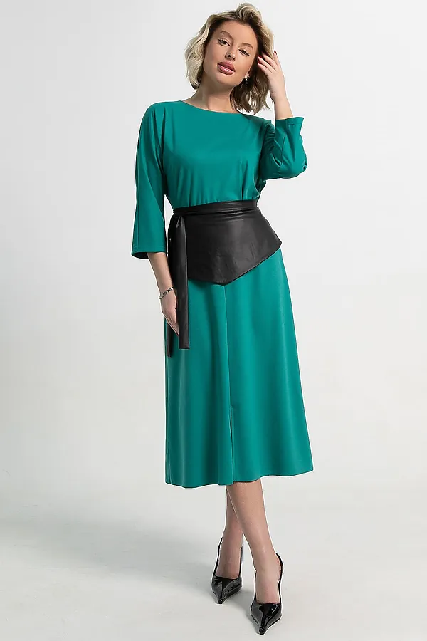 Платье Эмилия LADY TAIGA, зеленое море - фото 2