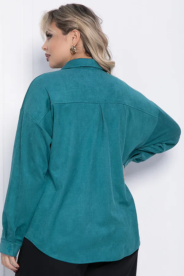 Рубашка Милолика LADY TAIGA, бирюзовая - фото 2