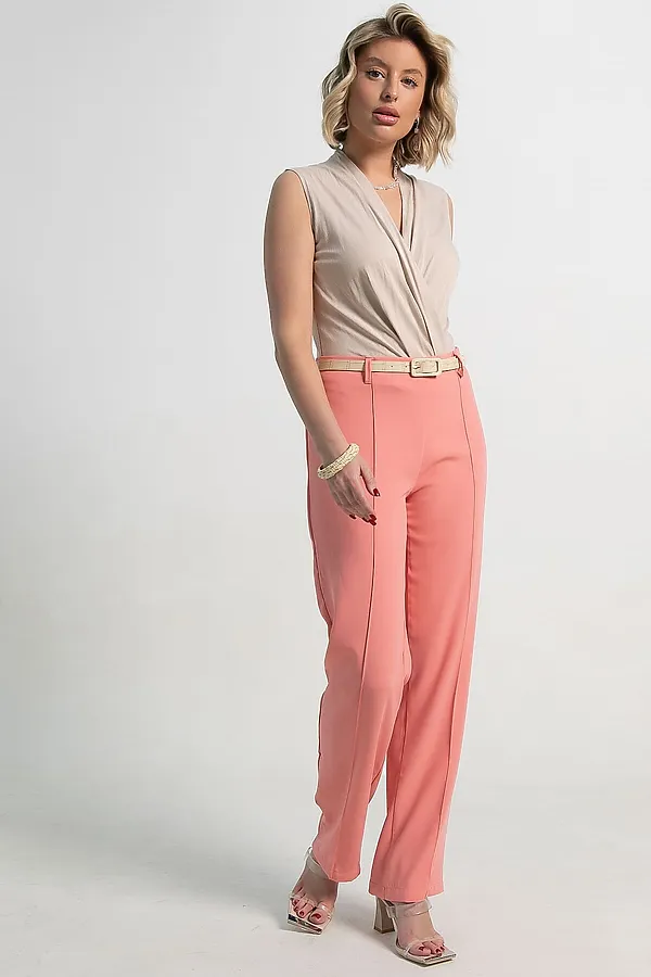 Брюки со стрелками Эверест LADY TAIGA, коралл - фото 2