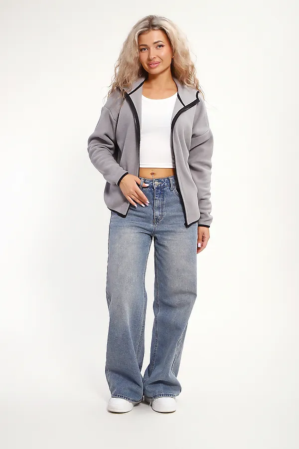 Толстовка 36991 НАТАЛИ, серый - фото 2