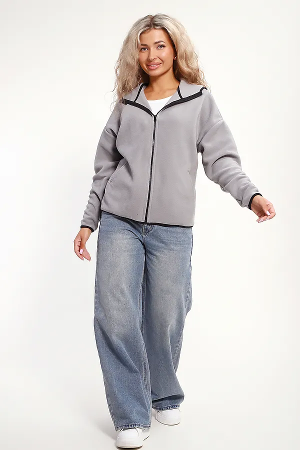 Толстовка 36991 НАТАЛИ, серый - фото 2