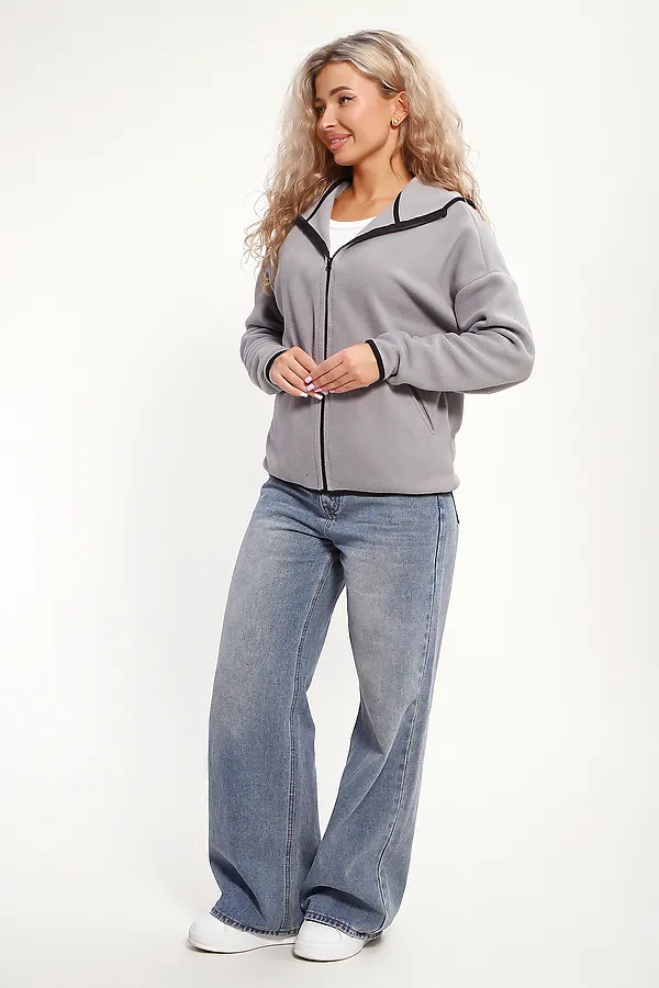 Толстовка 36991 НАТАЛИ, серый - фото 2