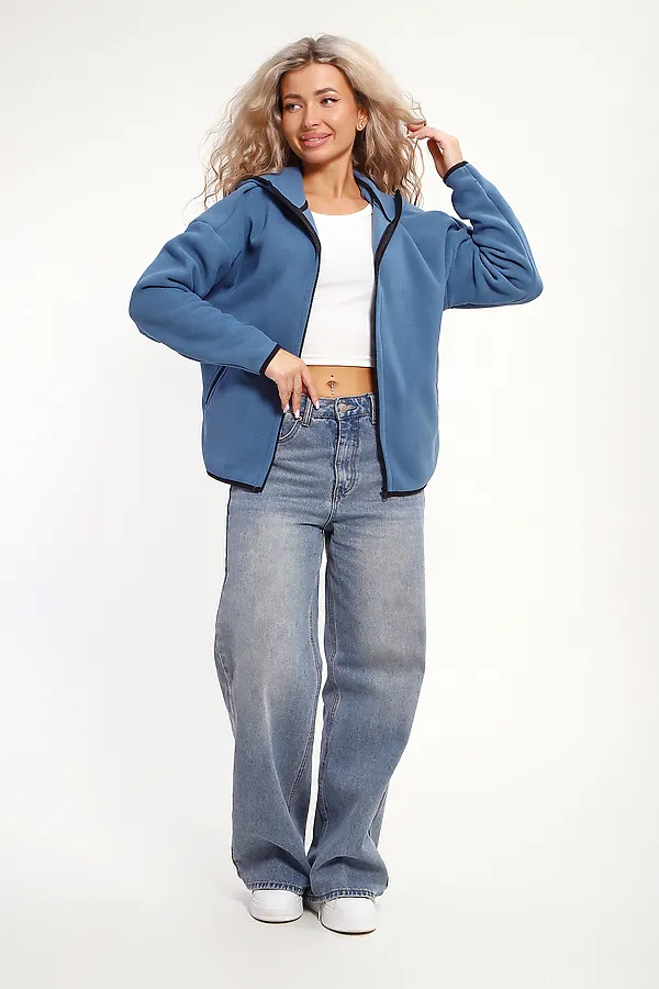 Толстовка 36991 НАТАЛИ, индиго - фото 2