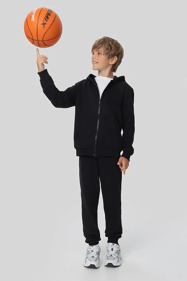 Комплект для мальчиков (толстовка, брюки) MARK FORMELLE, черный - фото 2