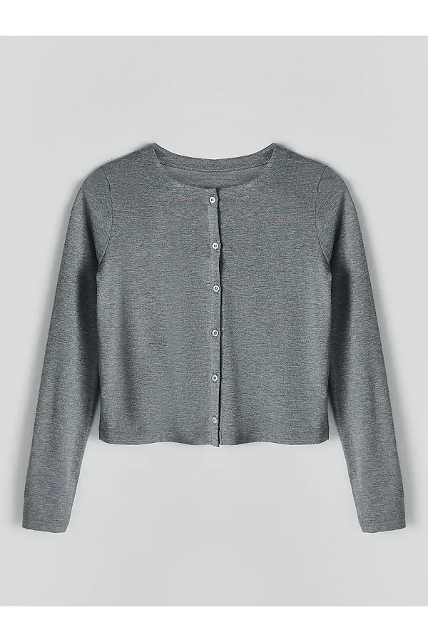 Жакет женский MARK FORMELLE, средне -серый меланж 4425-в - фото 2