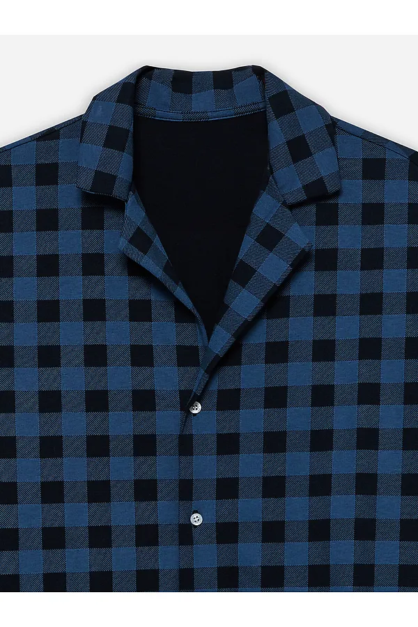 Костюм мужской (жакет, шорты) MARK FORMELLE, клетка на т.синем - фото 2