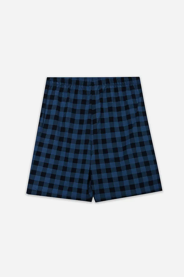 Костюм мужской (жакет, шорты) MARK FORMELLE, клетка на т.синем - фото 2