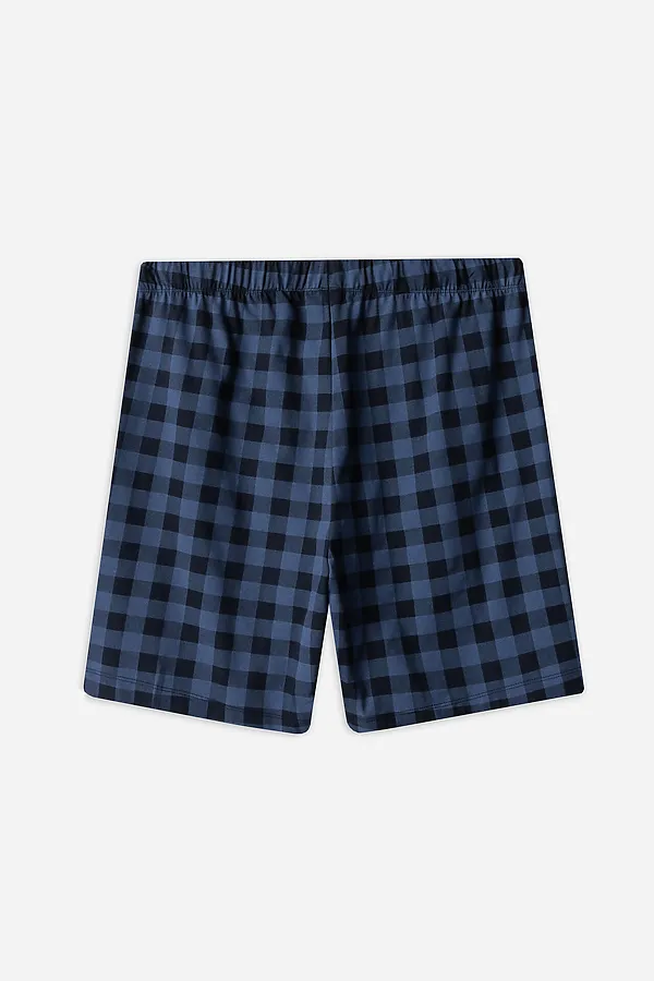 Костюм мужской (жакет, шорты) MARK FORMELLE, клетка на т.синем - фото 2