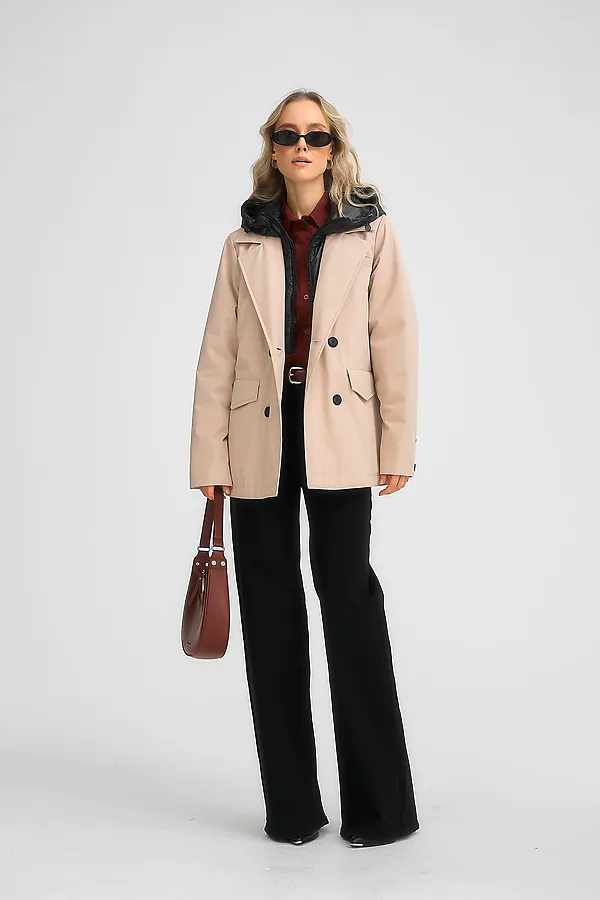 Куртка женская HOOPS, бежевый - фото 2