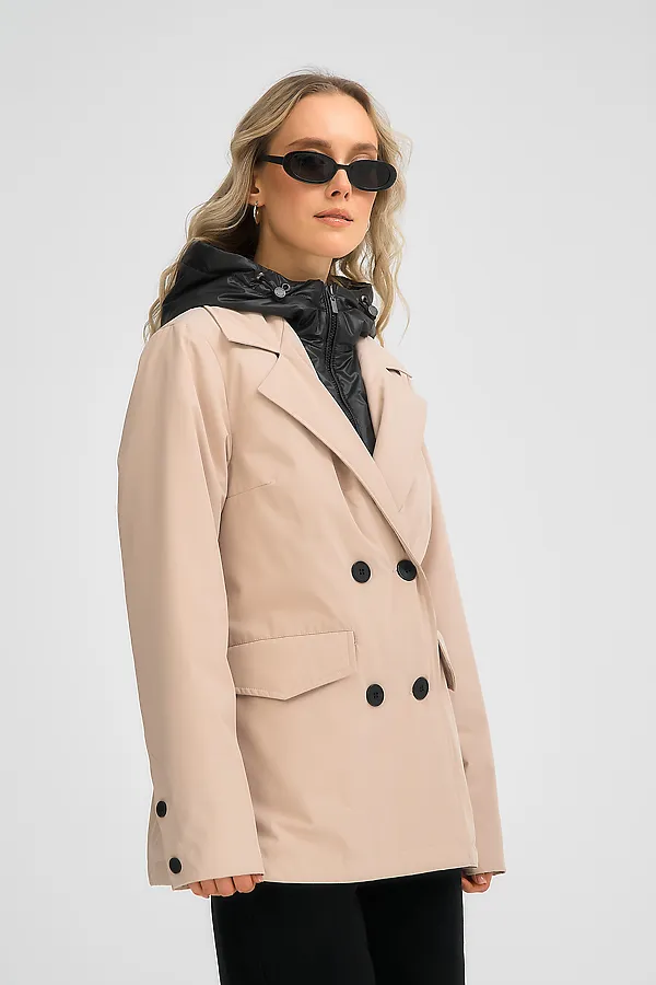 Куртка женская HOOPS, бежевый - фото 2